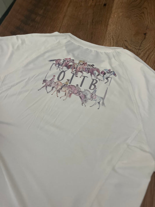 OTTB Rash Guide Sun Shirt | Off Track Thoroughbred Performance Shirt | Horse Lover Apparel