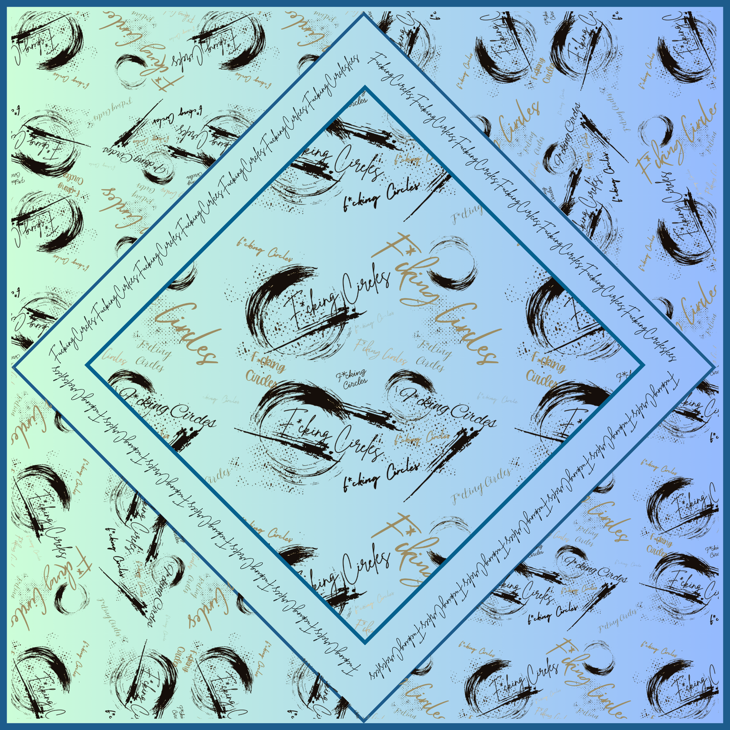 36" x 36" Silk Wild Rag Scarf | Horse Lover Fashion Accessory
