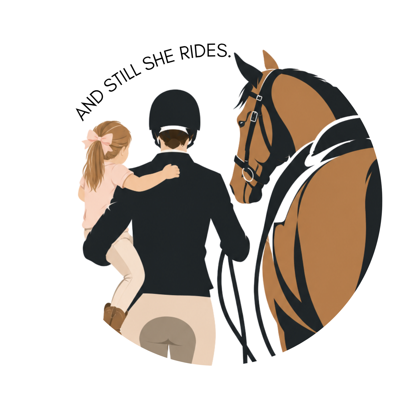 Horse Mom Sticker | Equestrian Mom Vinyl Sticker | Funny Horse Mom Gift | Horse Lover Sticker | Equestrian Gift for Mom