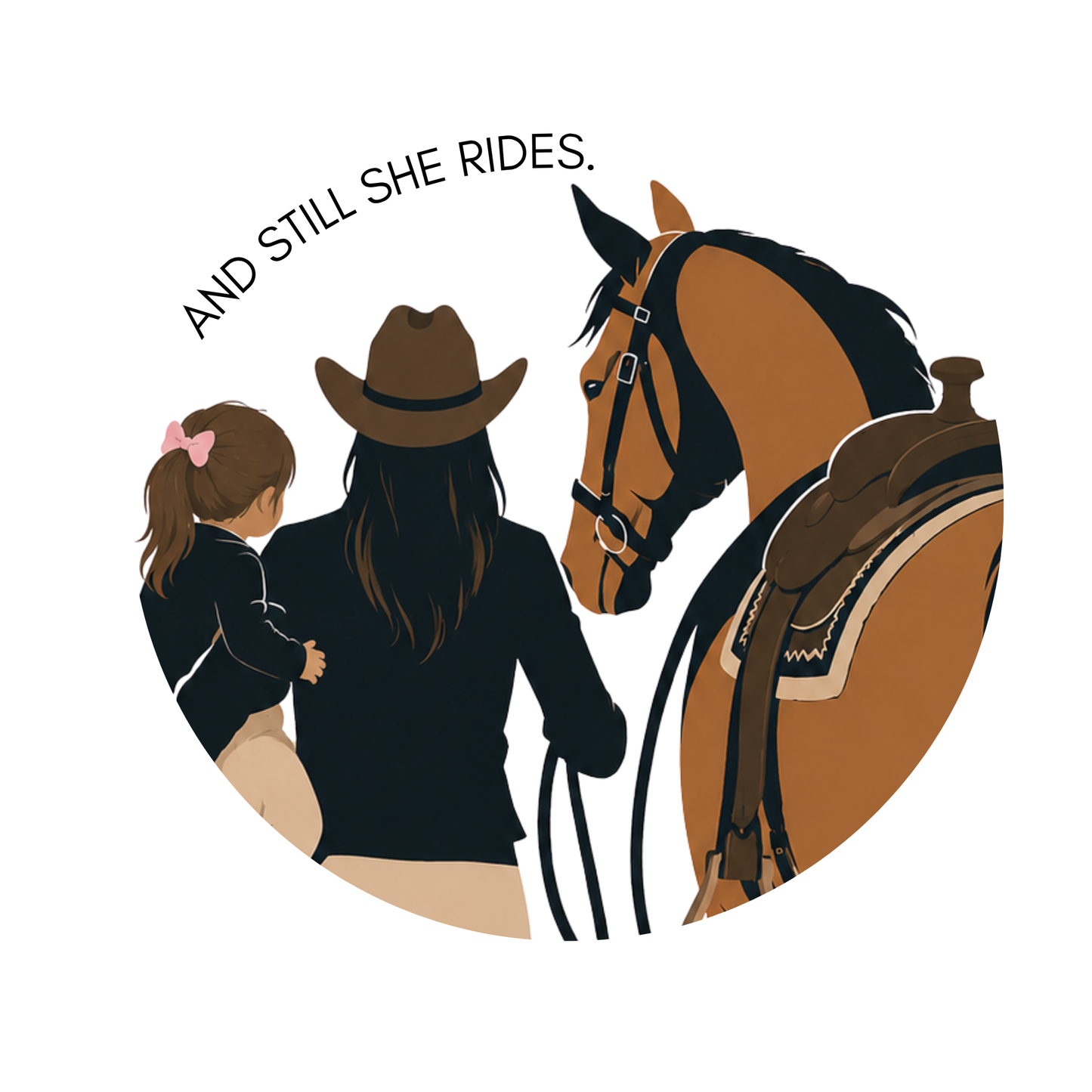 Horse Mom Sticker | Equestrian Mom Vinyl Sticker | Funny Horse Mom Gift | Horse Lover Sticker | Equestrian Gift for Mom