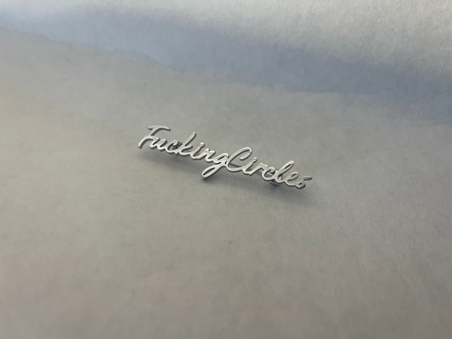 F*cking Circles Stock Pin | Funny Dressage Stock Tie Pin | Equestrian Show Jewelry