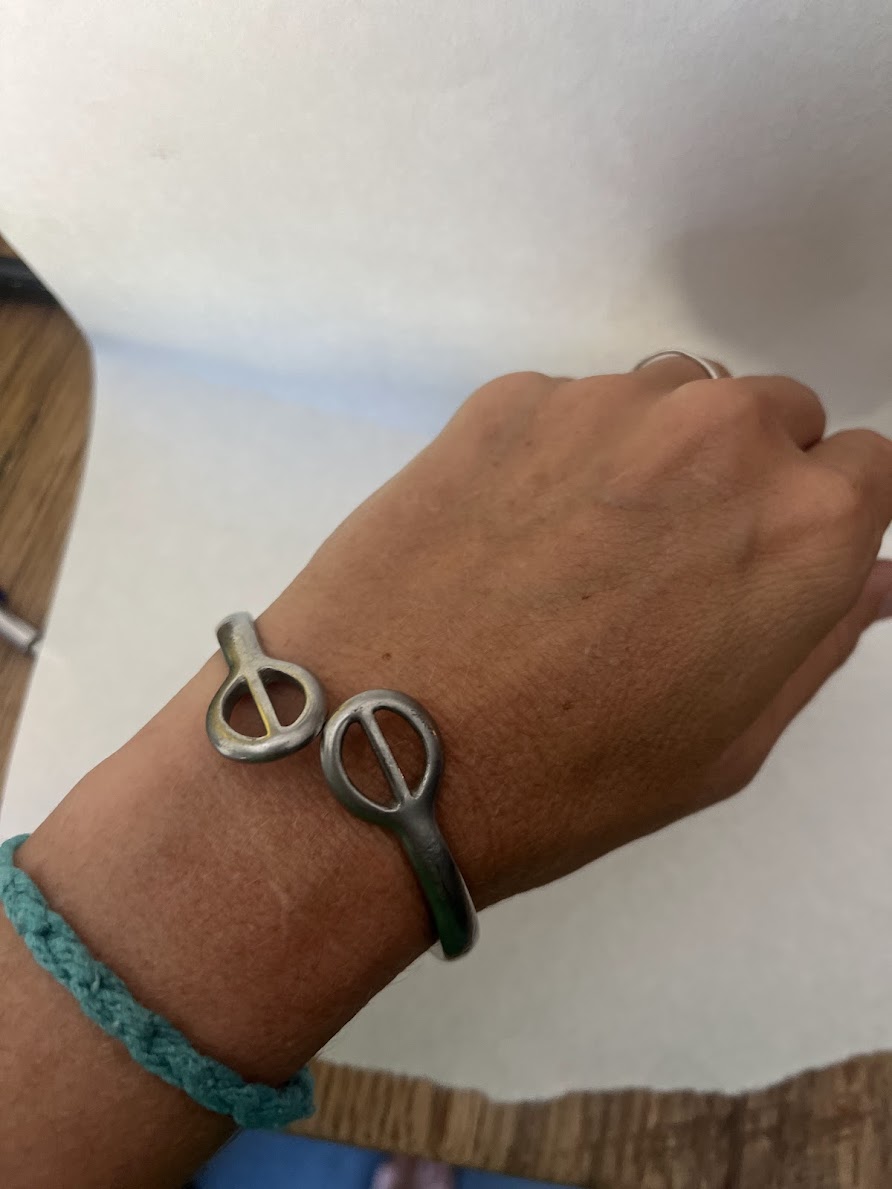 English Riding Spur Bangle Bracelet | Upcycled Horse Tack Jewelry
