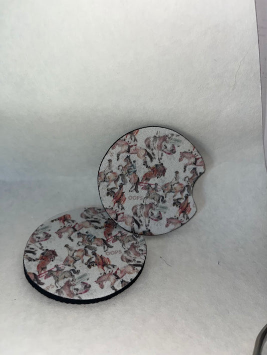 Car Coasters | Horse Lover, OTTB, Dog Sport & Funny Equestrian Designs