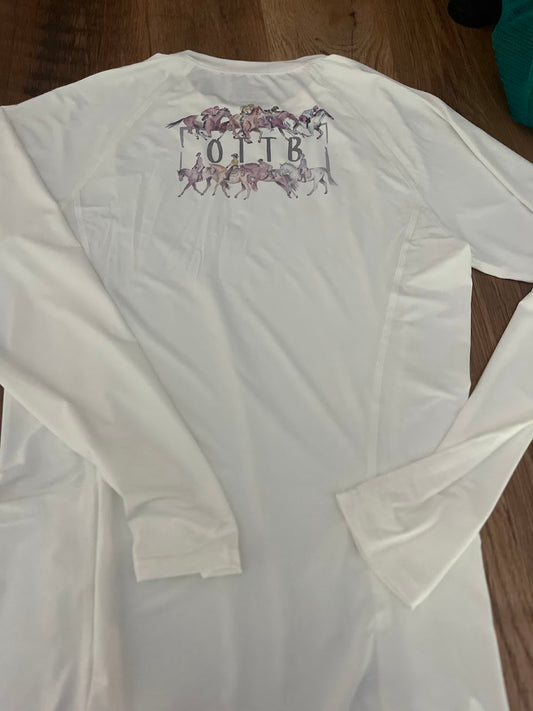 OTTB Rash Guide Sun Shirt | Off Track Thoroughbred Performance Shirt | Horse Lover Apparel