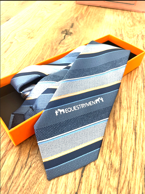 Equestrymen Tie | Horse Show Dad Necktie | Equestrian Support Crew Gift
