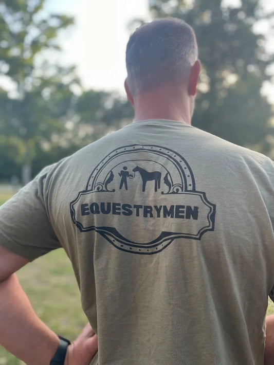Equestrymen T-Shirt | Gift for Horse Show Dads, Husbands & Support Crew