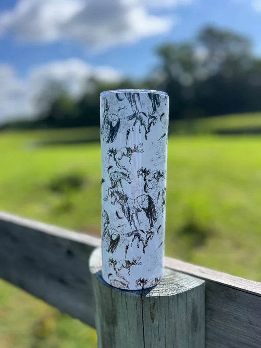 20 oz Insulated Tumblers | Horse Lover, OTTB, Dog Sport & Funny Equestrian Designs