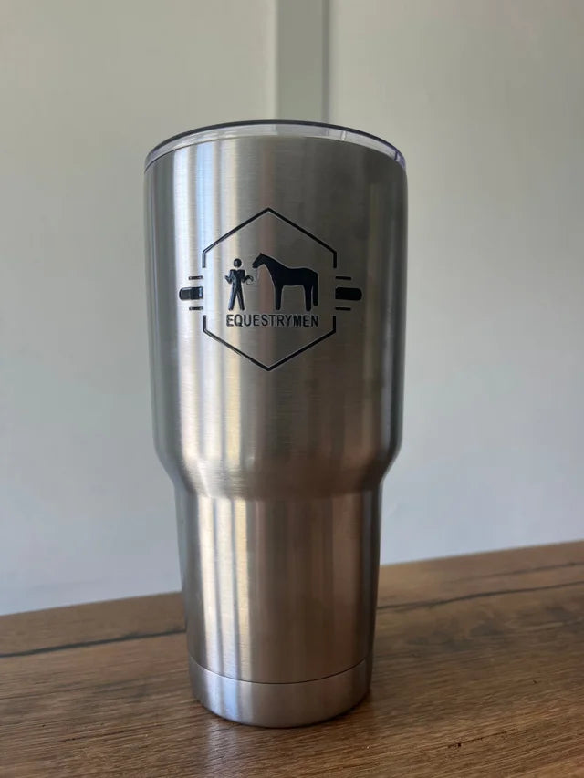 Equestrymen 30oz Insulated Tumbler – For Horse Dads & Show Crew